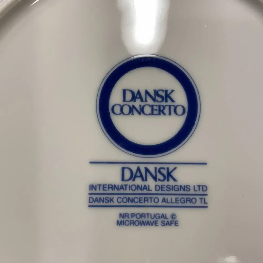 DANSK Concerto 8-5/8” Rim Soup Bowl Portugal‎
